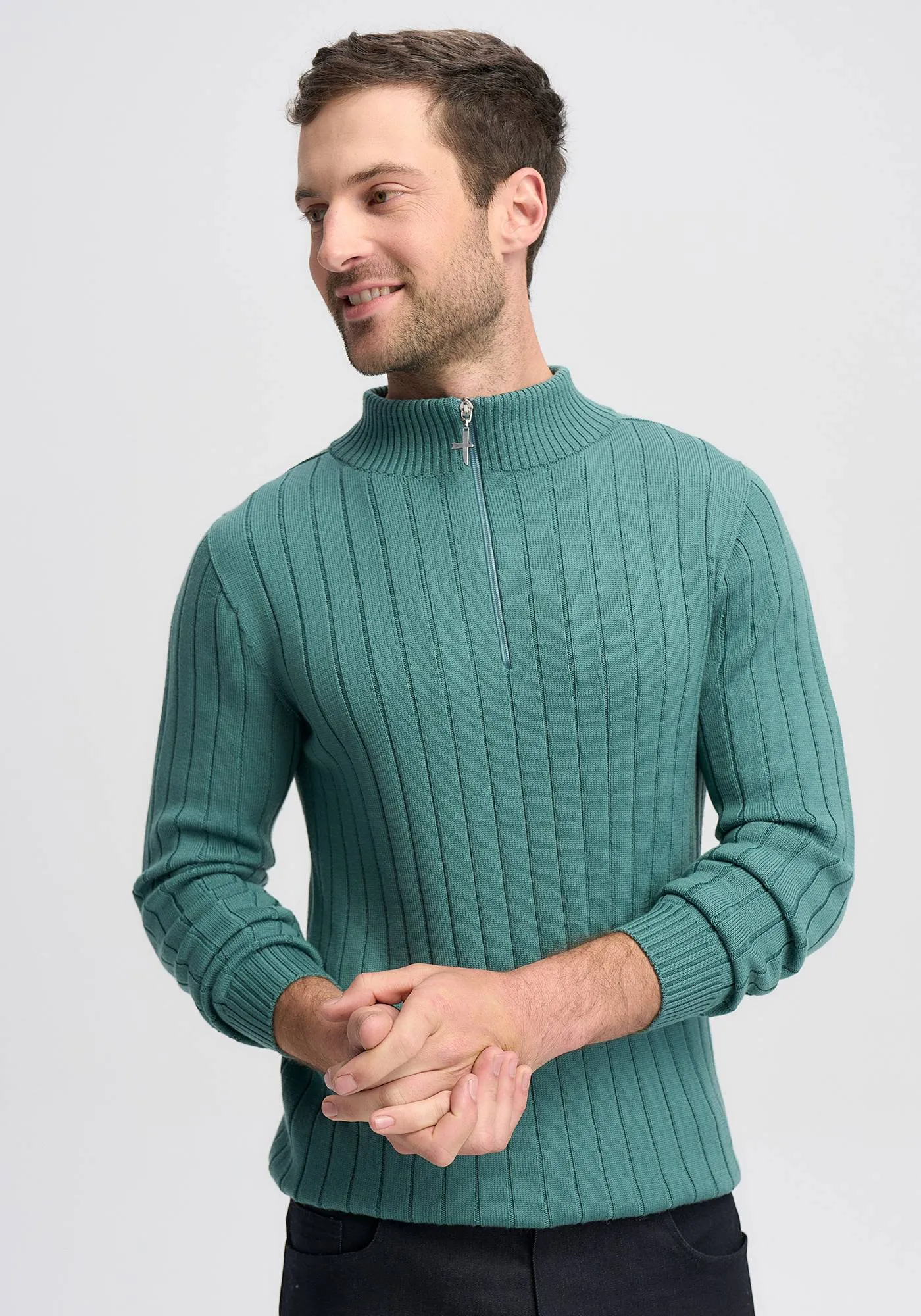 Finn Merino Zip Sweater