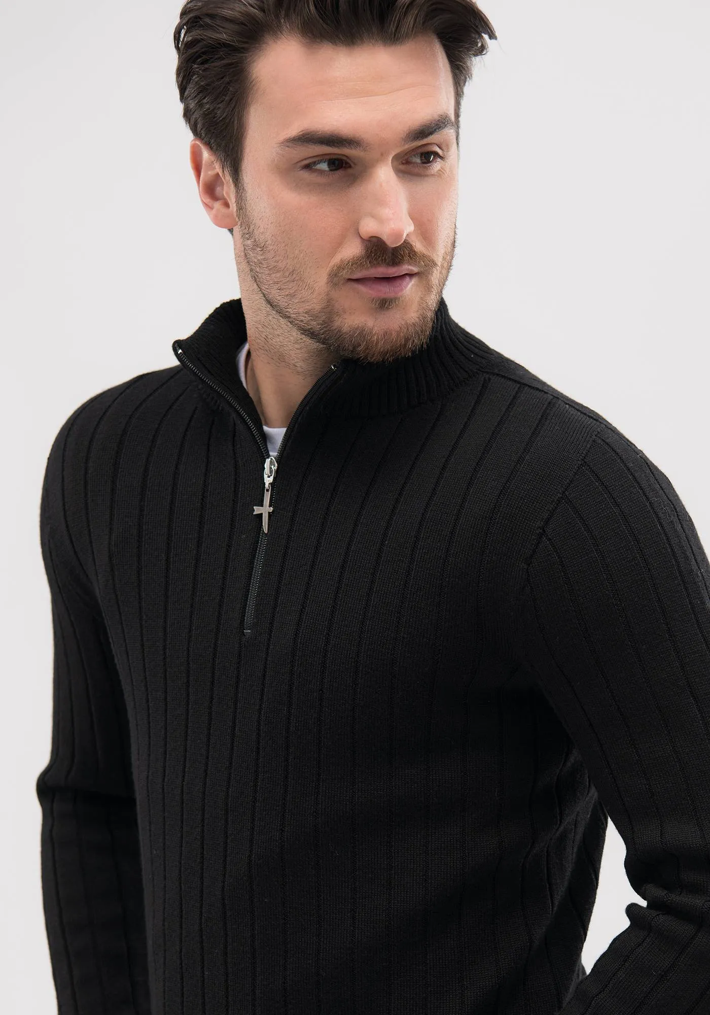 Finn Merino Zip Sweater