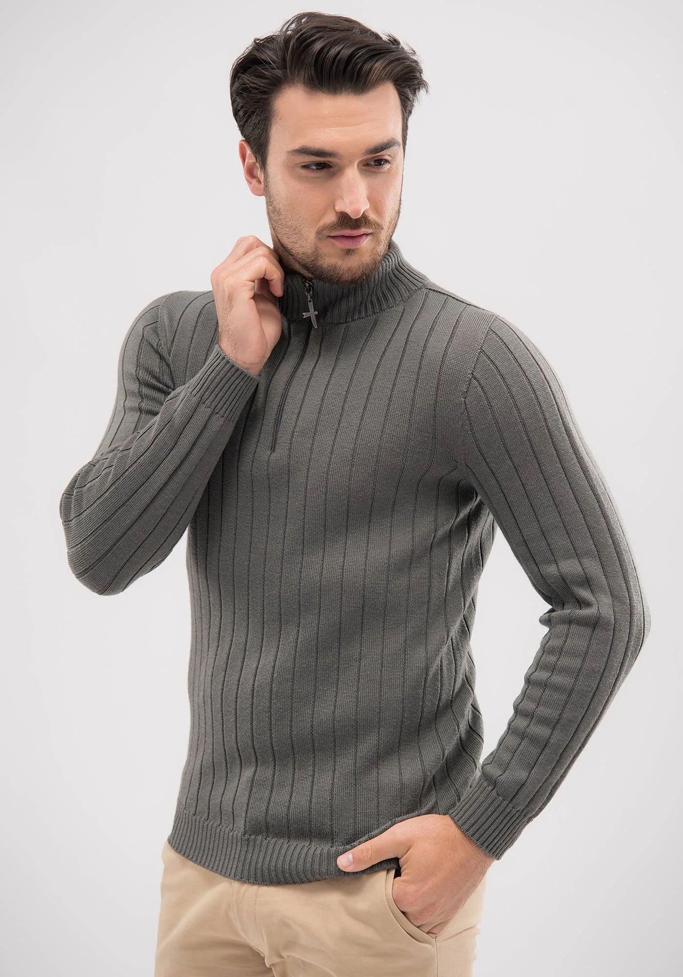 Finn Merino Zip Sweater