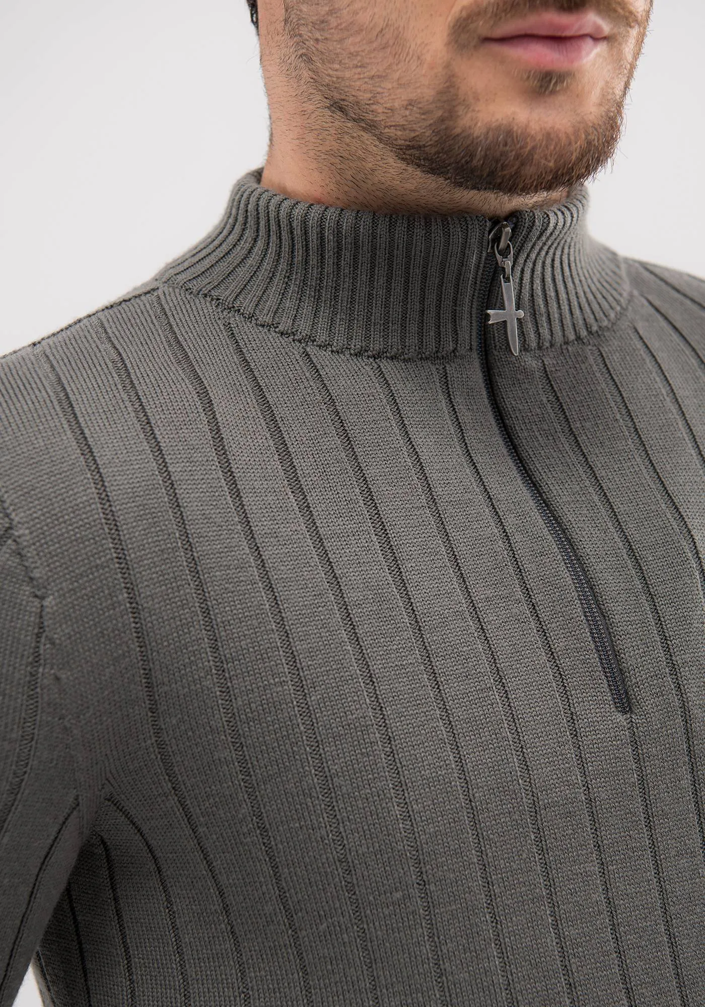 Finn Merino Zip Sweater