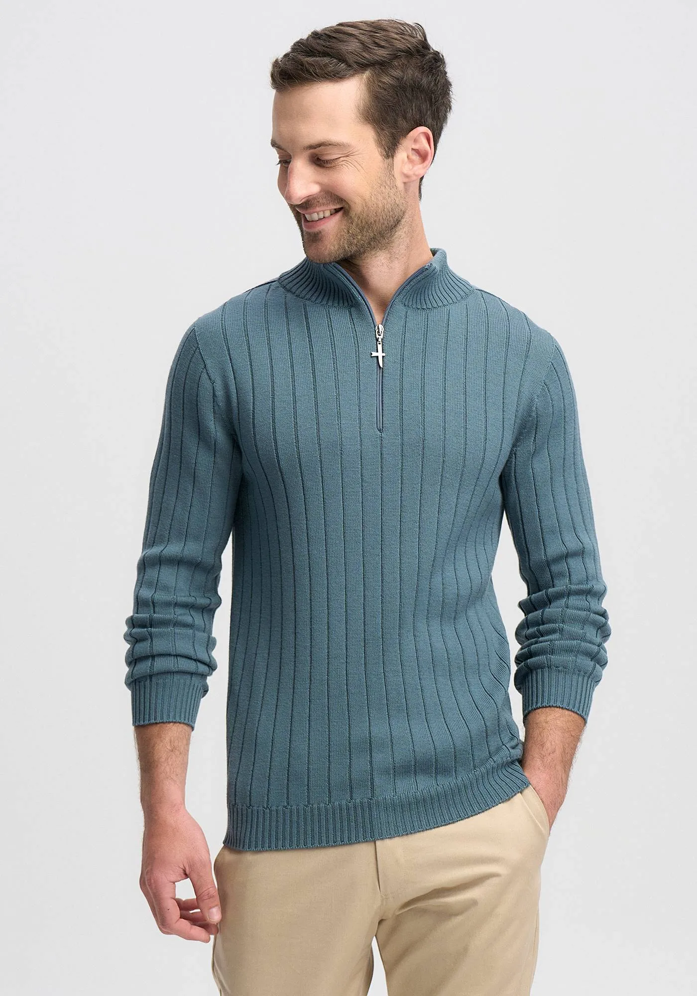 Finn Merino Zip Sweater