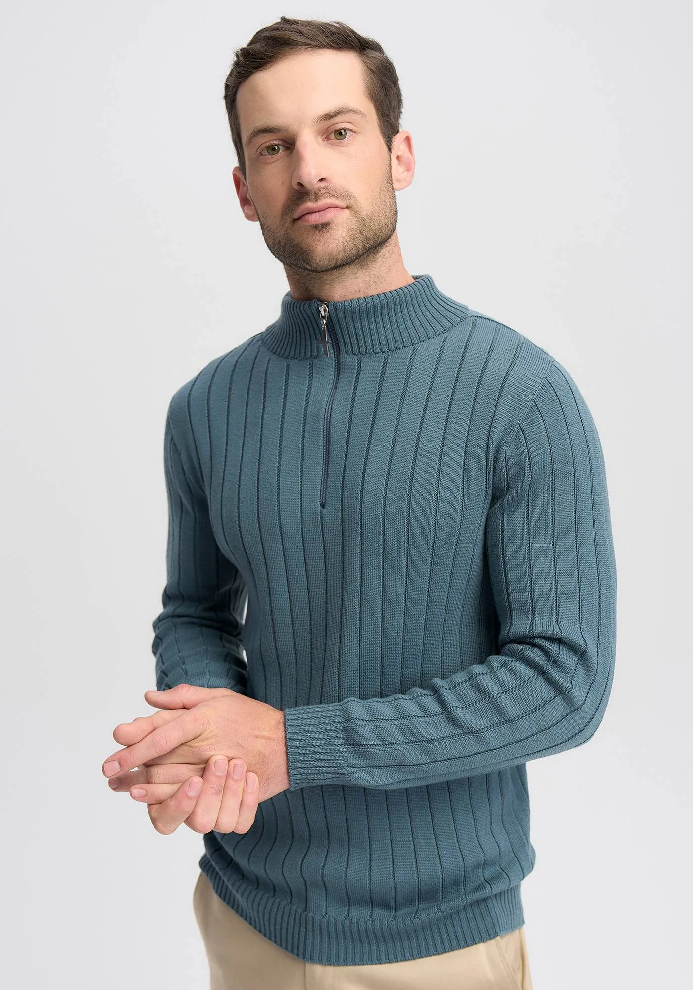 Finn Merino Zip Sweater