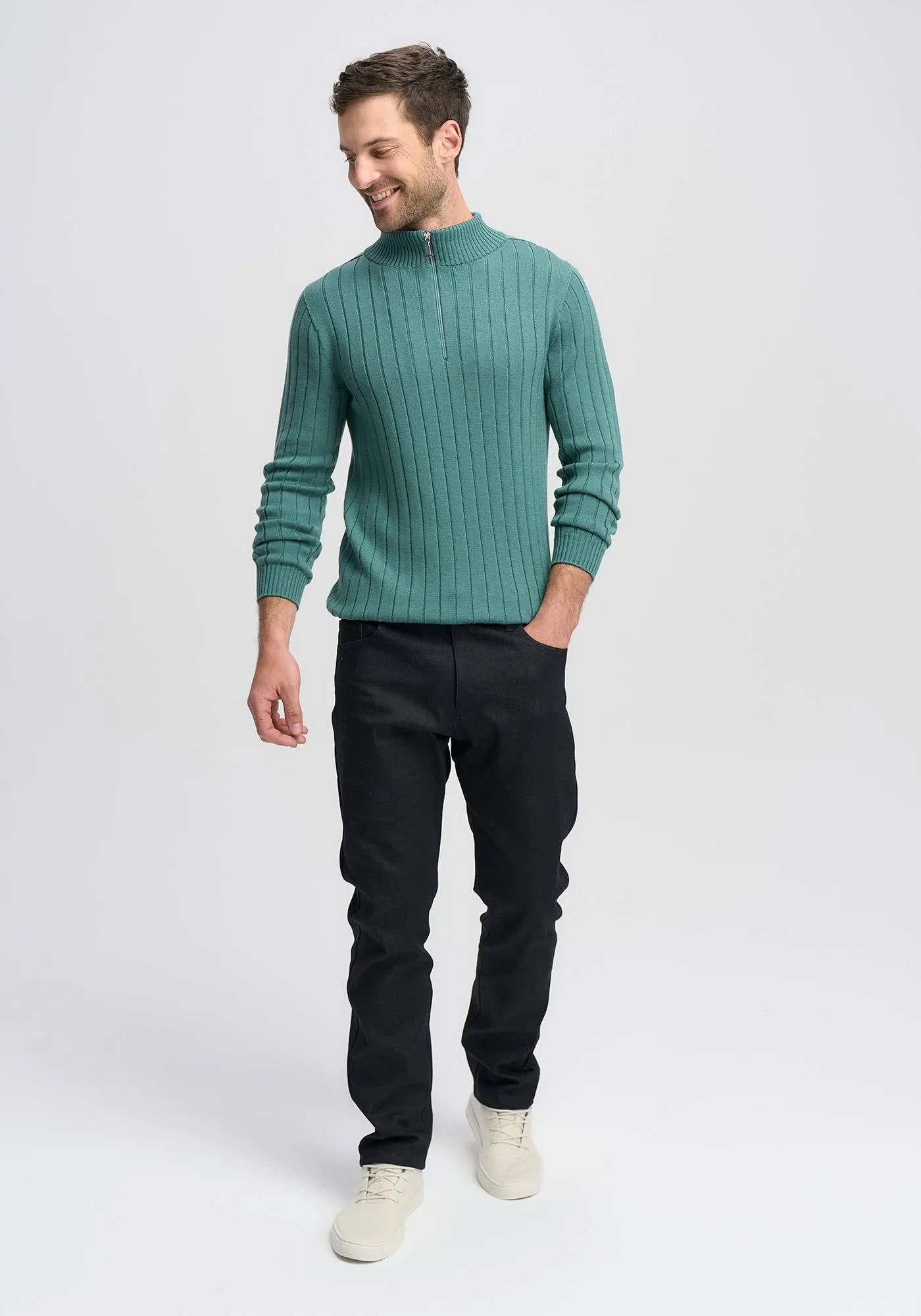 Finn Merino Zip Sweater