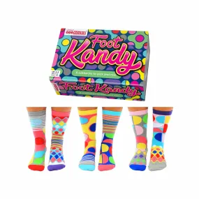 Foot Kandy Set of 6 Women's Oddsocks