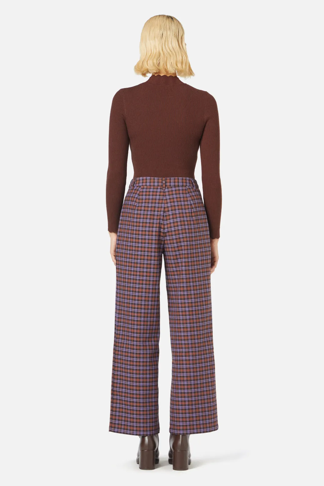 Frances Check Pant