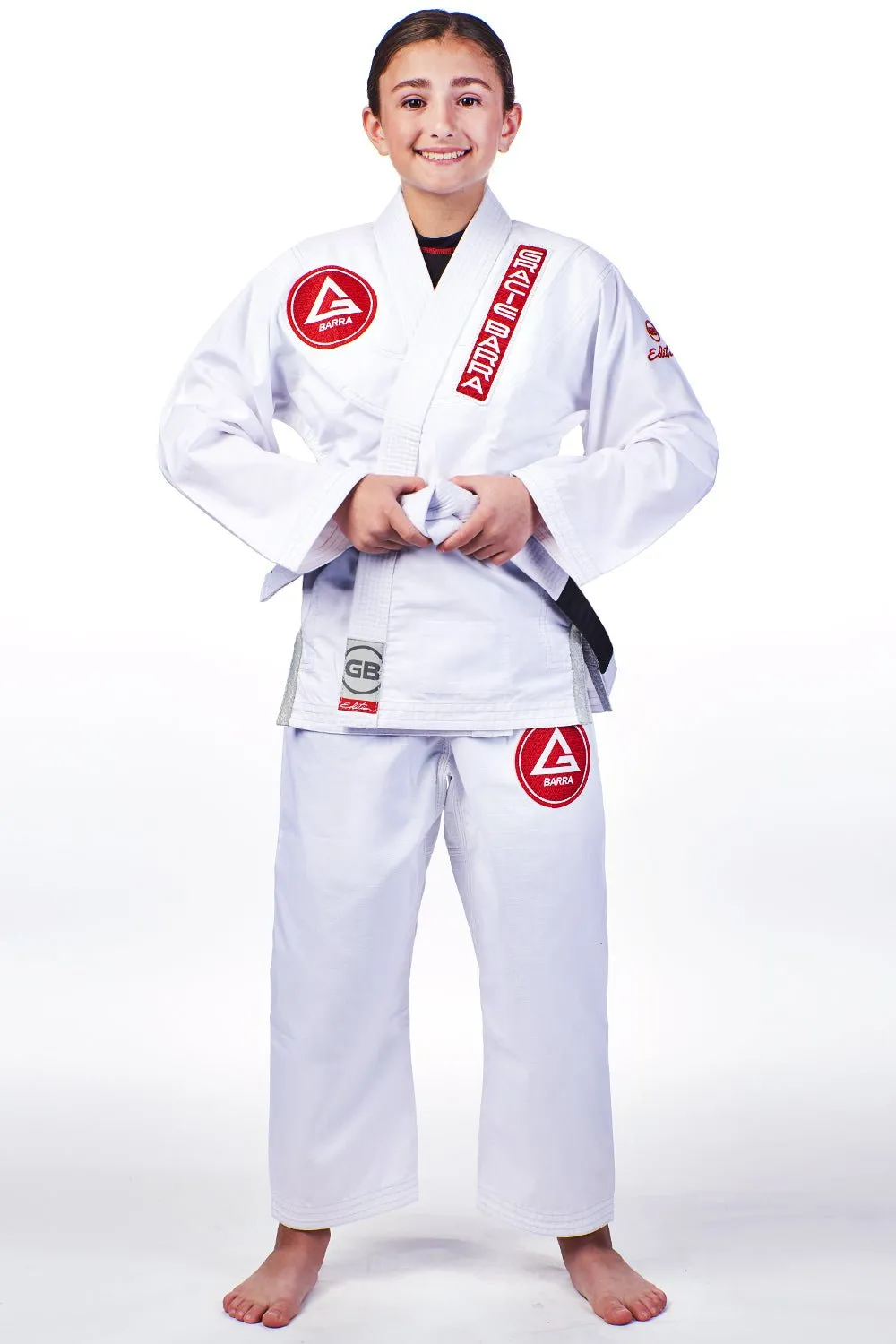 GBK Lite Ripstop Kimono w/ Belt - White