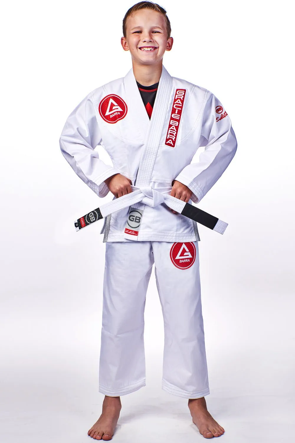 GBK Lite Ripstop Kimono w/ Belt - White