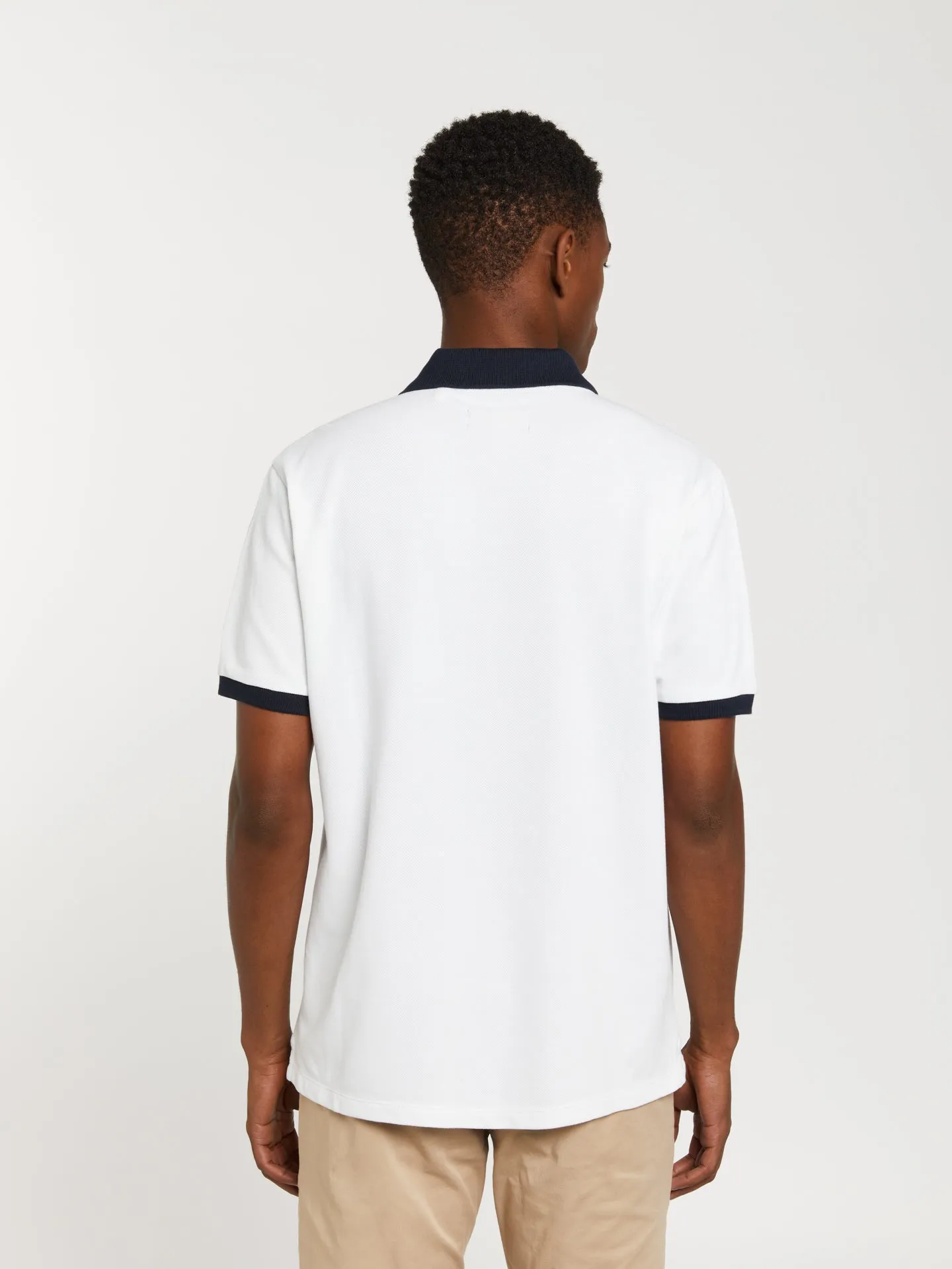 Gen z collection regular fit branding piqué polo shirt