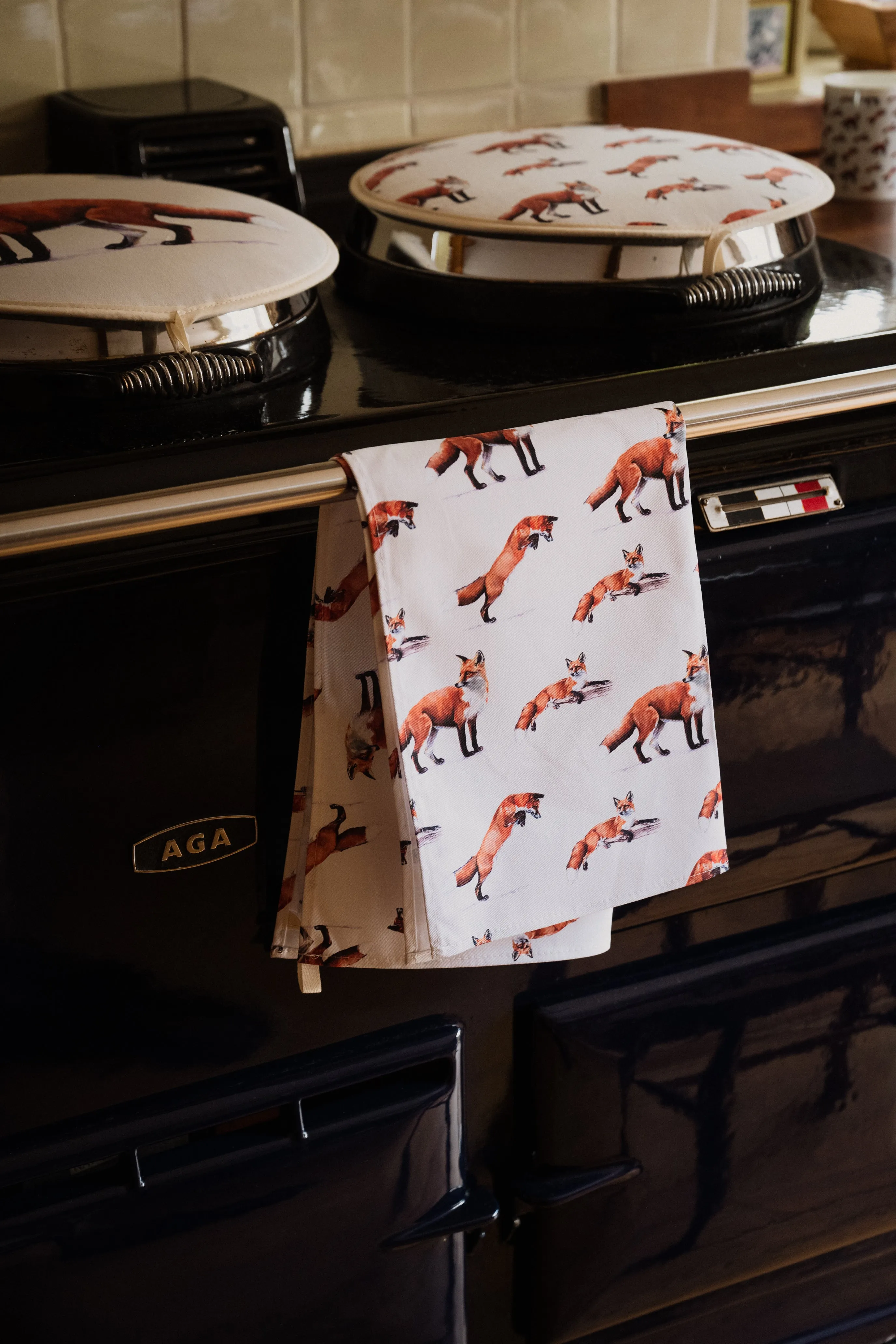 Glaze & Gordon 'For Fox Sake' Tea Towel