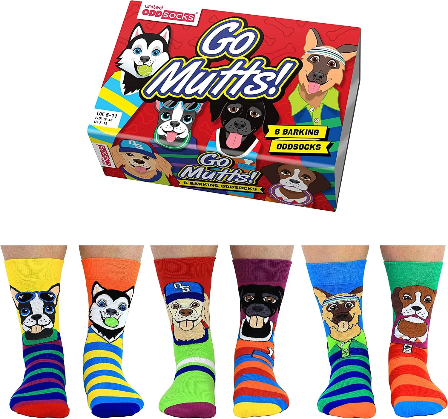 Go Mutts Novelty Dog Themed Men's Socks