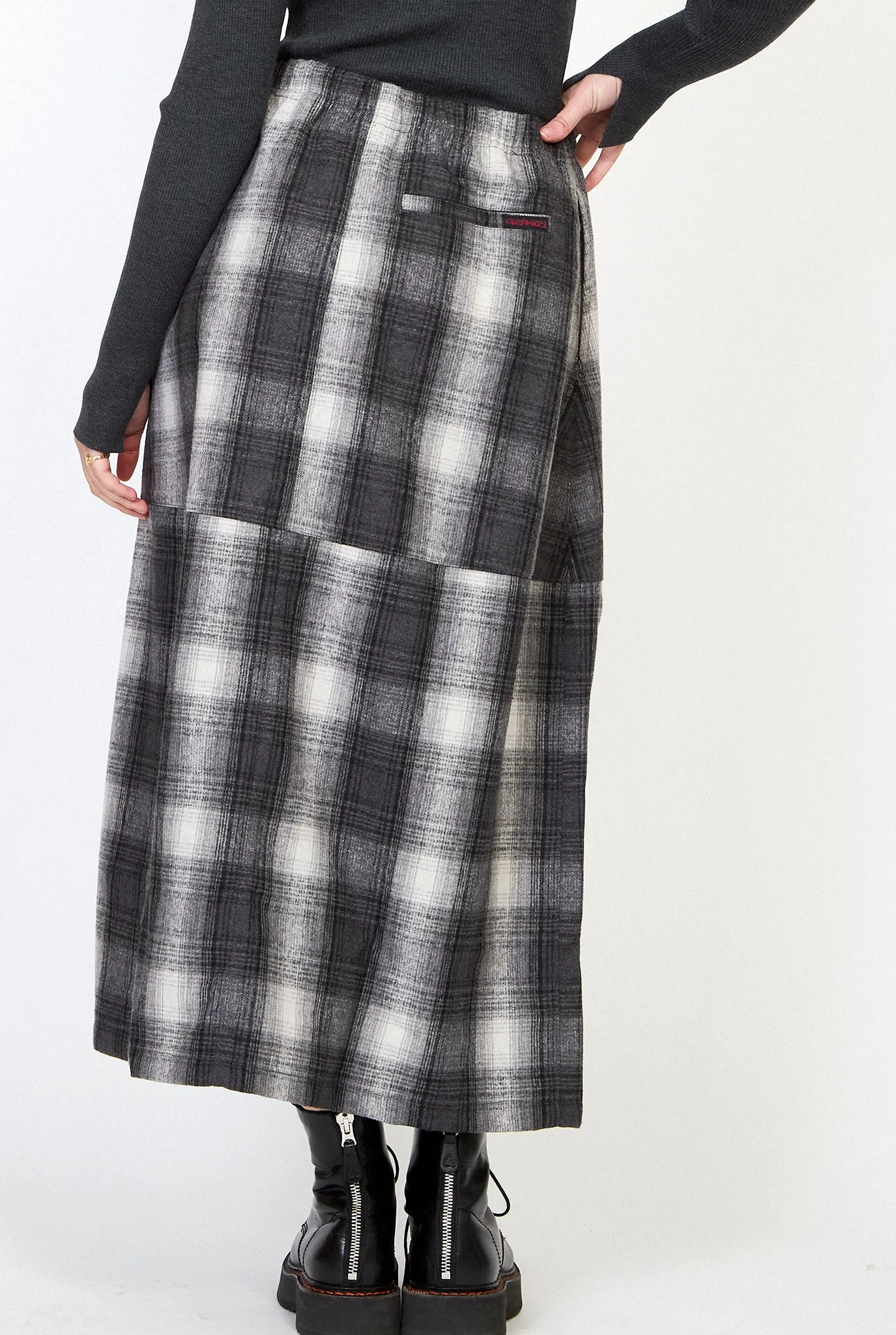 GRAMICCI Woven Wool Paneled Skirt