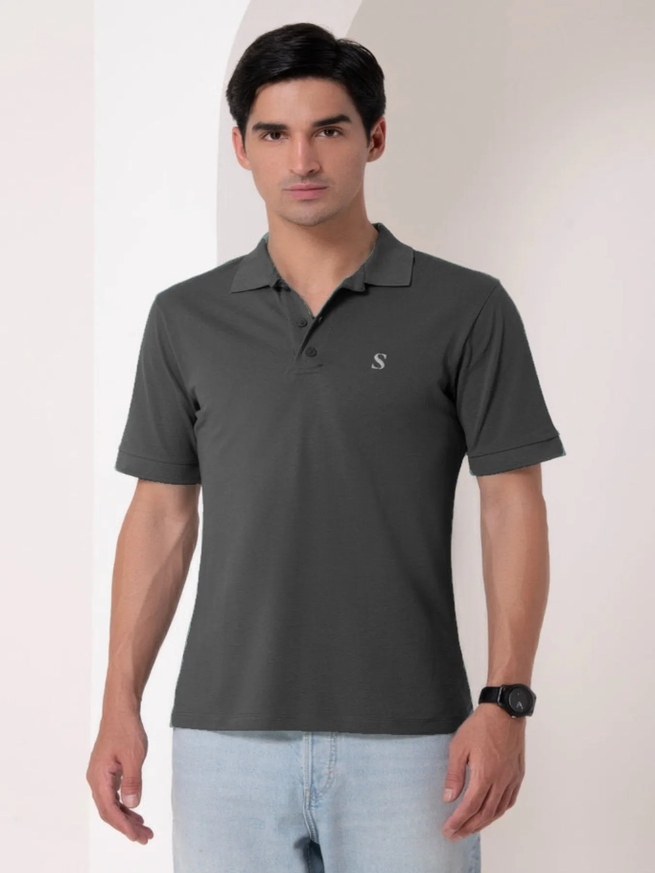 Grey Men Polo