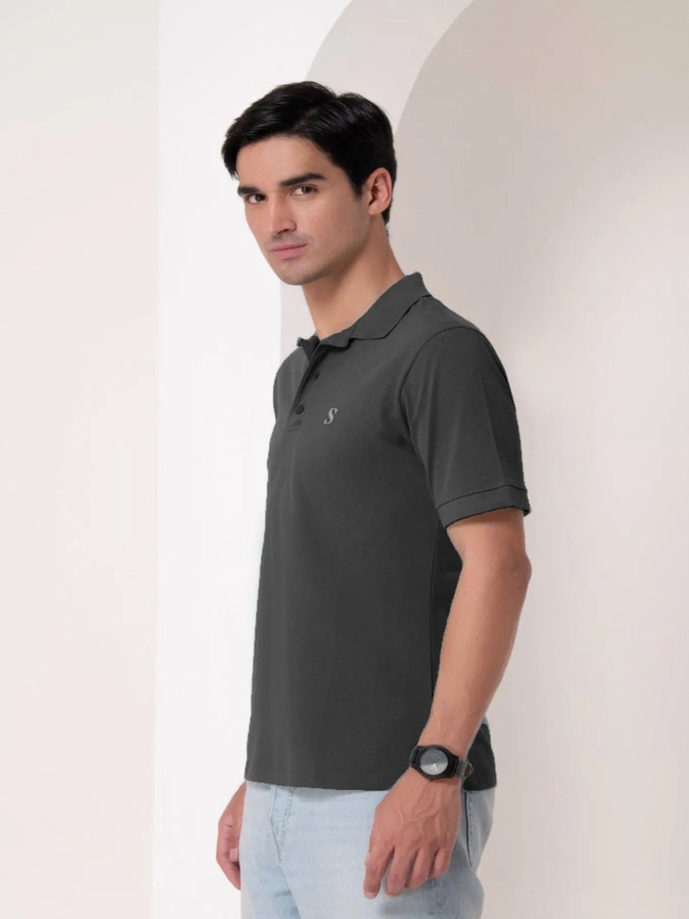 Grey Men Polo