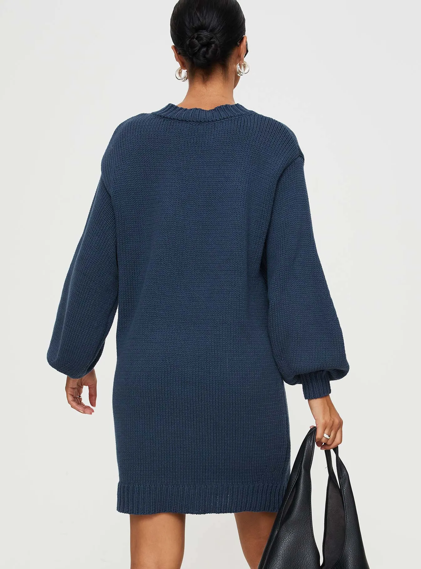 Harmony Knit Mini Dress Navy