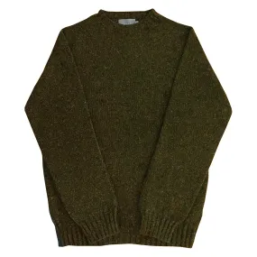 Harris Donegal Scottish Merino Wool Crewneck Sweater