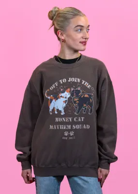 Home of Rainbows - Money Cat Tortie Sweater