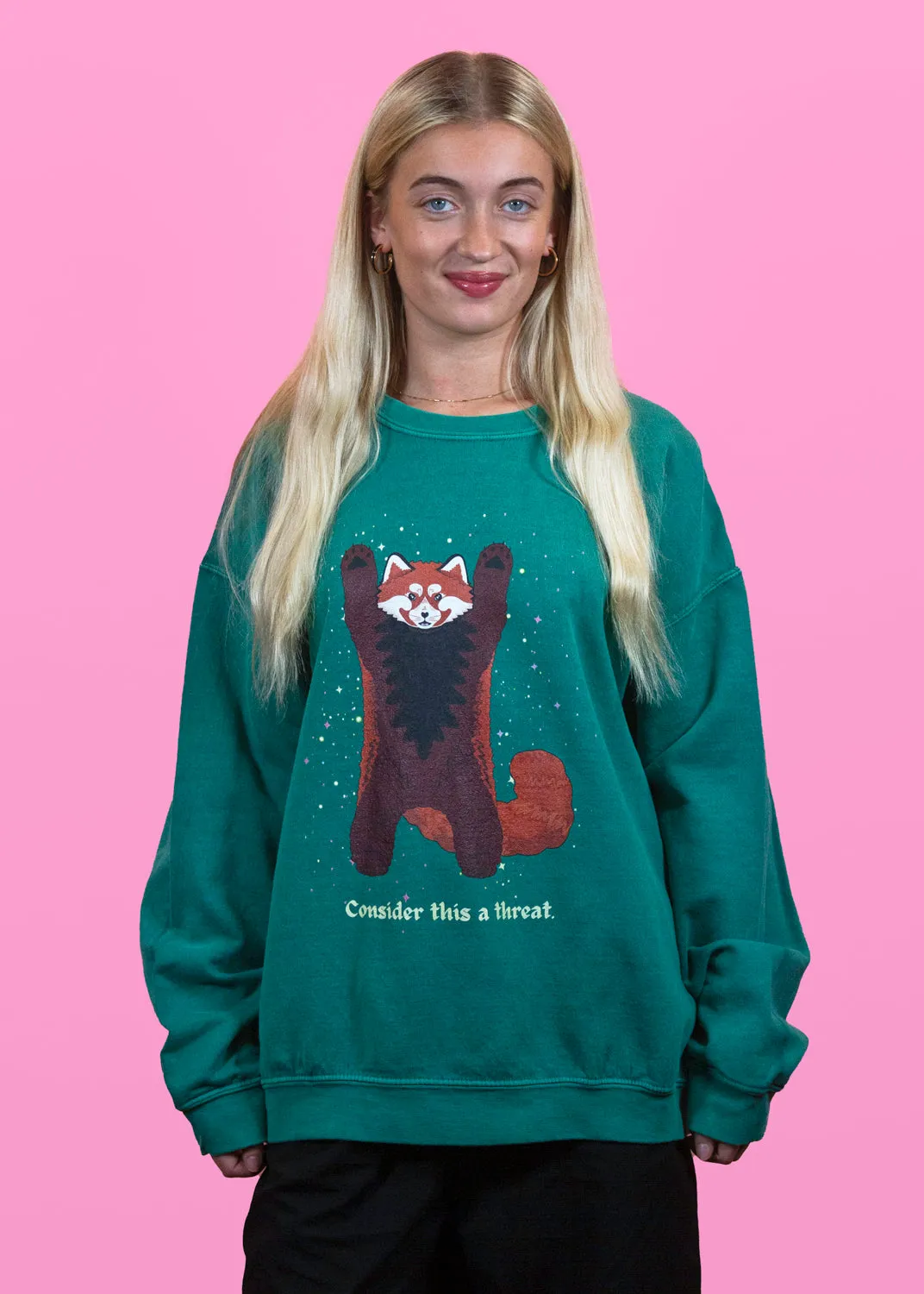 Home of Rainbows - Red Panda Threat Sweater