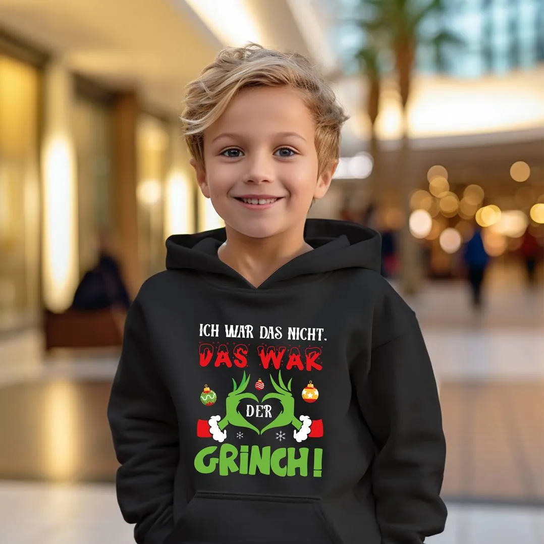 Hoodie Kinder - Ich war das nicht, das war der Grinch!