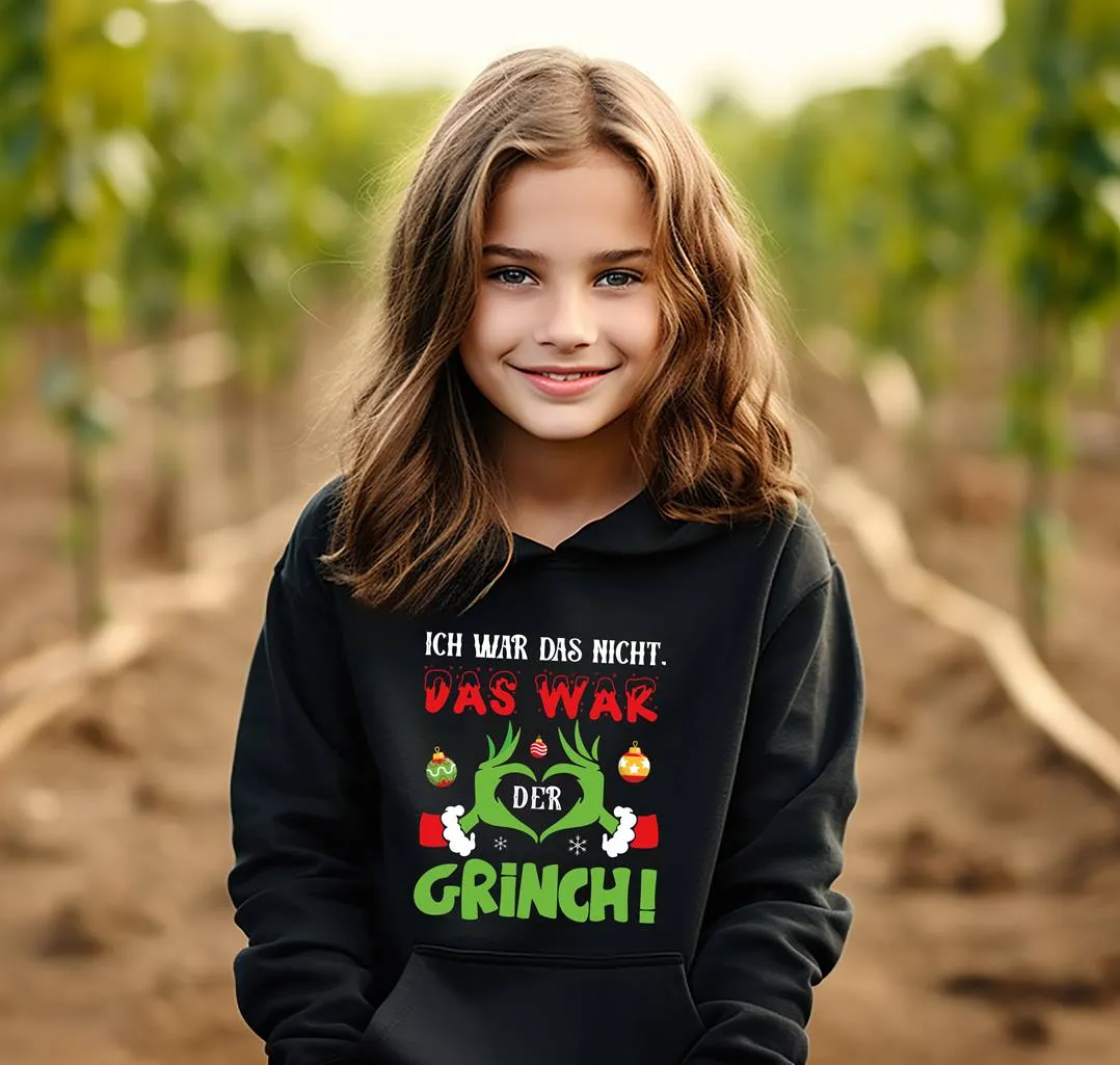 Hoodie Kinder - Ich war das nicht, das war der Grinch!