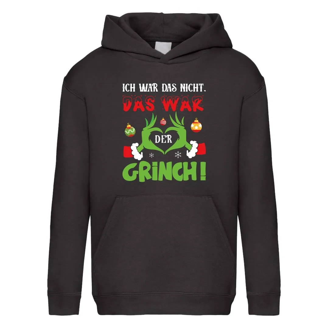 Hoodie Kinder - Ich war das nicht, das war der Grinch!