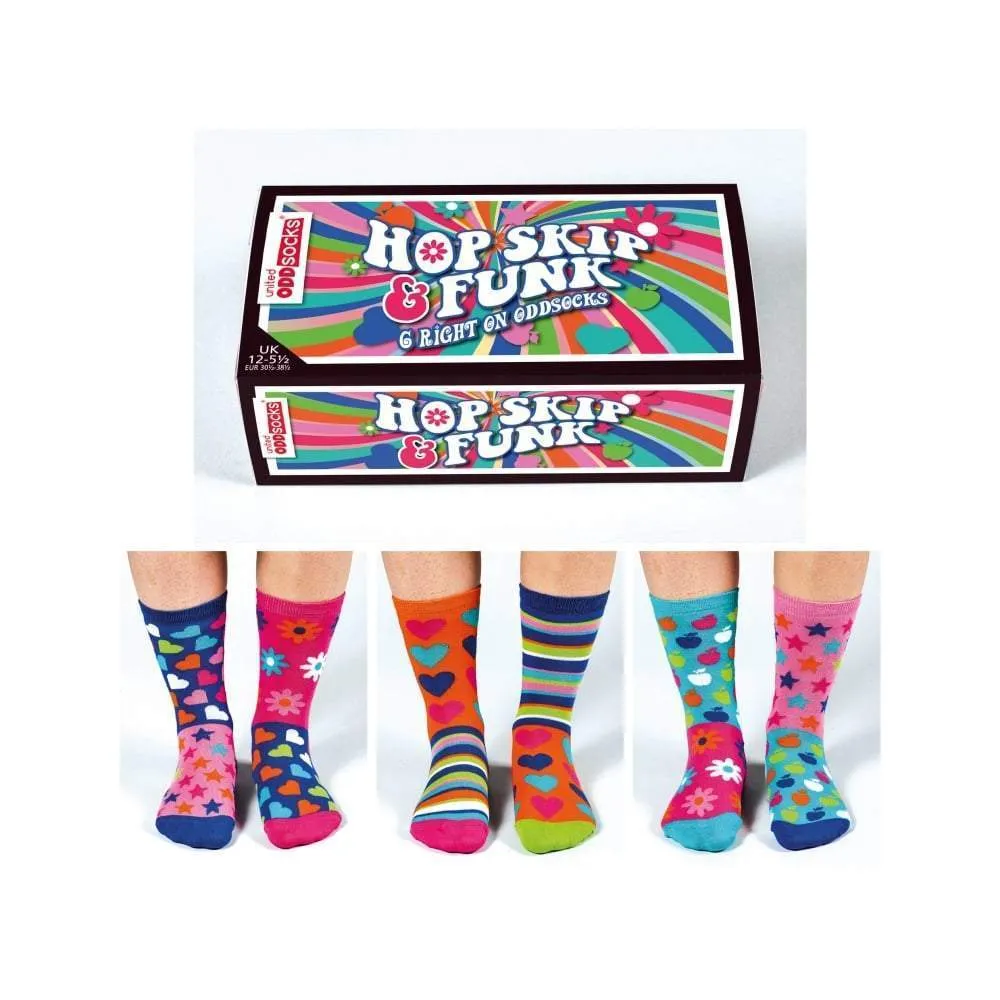 Hop Skip Funk Girls Oddsocks - Size 12 - 5.5