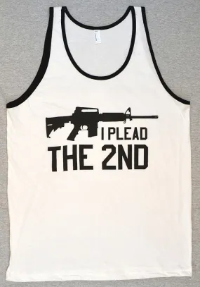 I Plead The 2nd AR15 Gun Rights Tank Top