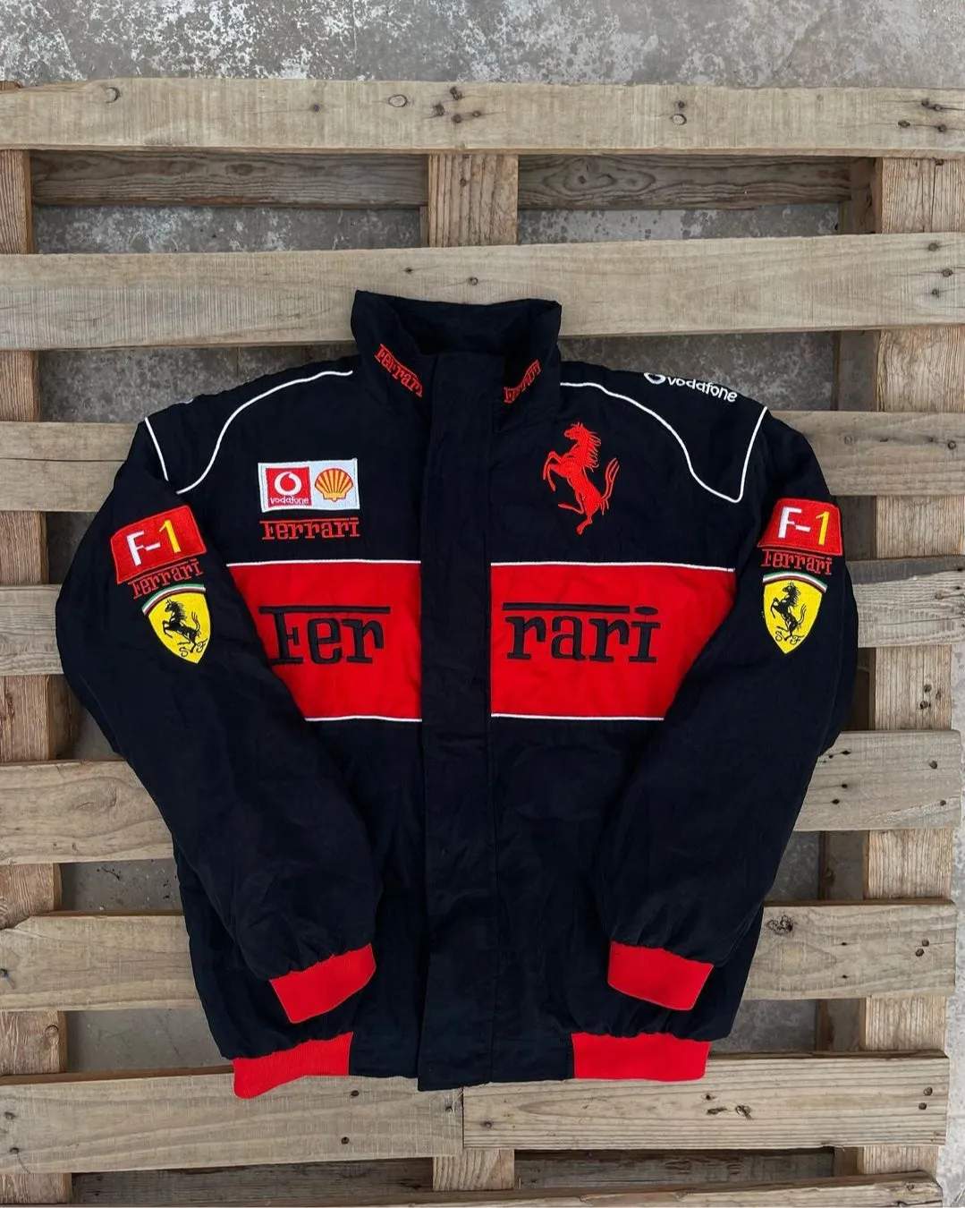 Iconic Ferrari F1 Vintage Racing Jacket For Mens & Women - Limited Edition