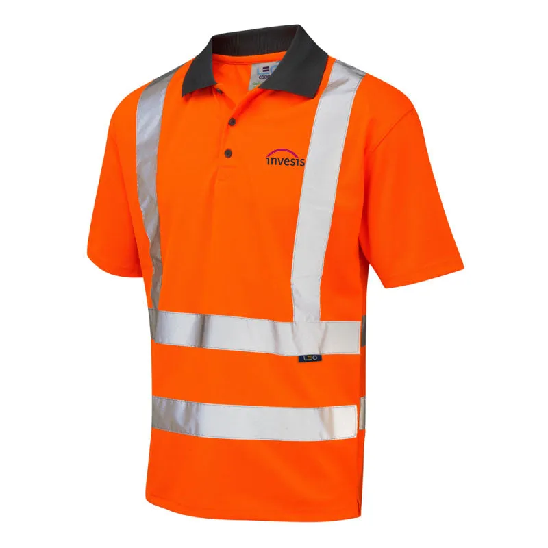 Invesis Short Sleeved Hi Vis Polo Shirt