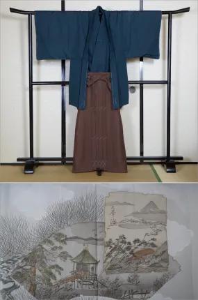 Jacket, kimono, hakama set / JKH #1-186