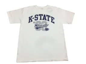 Kansas State Wildcats Gear for Sports White Short Sleeve Crew Neck T-Shirt (L)