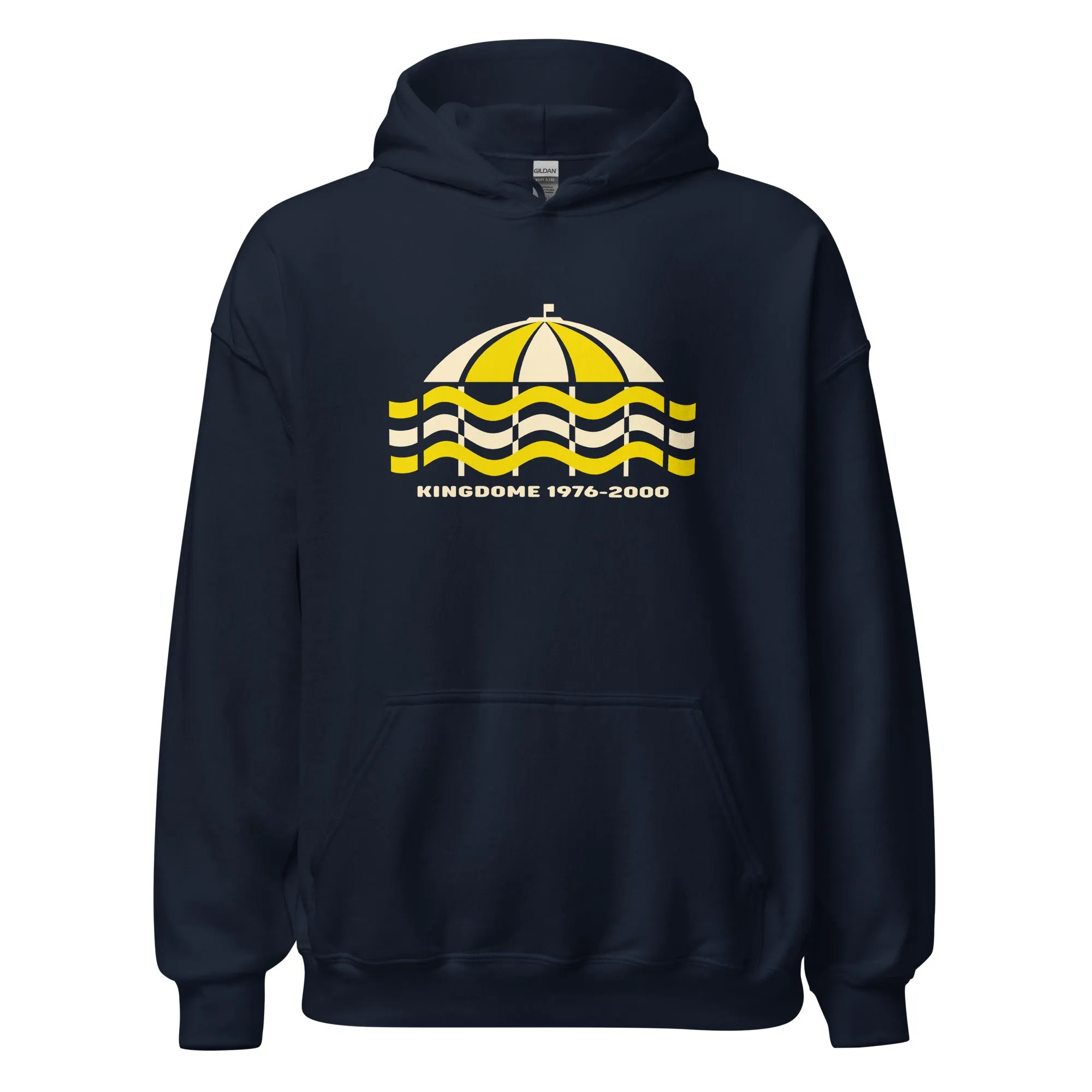 Kingdome Hoodie - Seattle, WA | Retro 1970s Baseball Stadium Sweatshirt