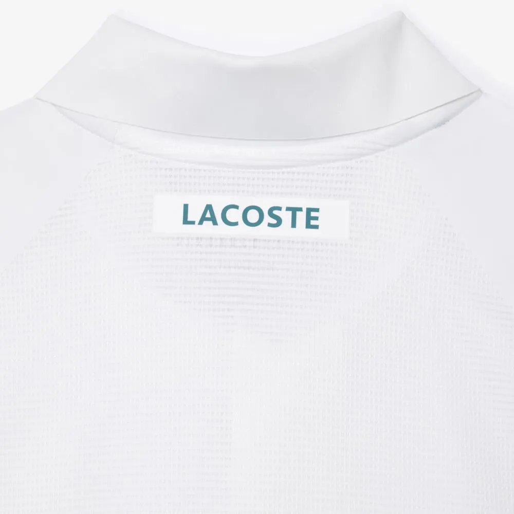 Lacoste Men's Novak Djokovic X Ultra Dry Polo - White