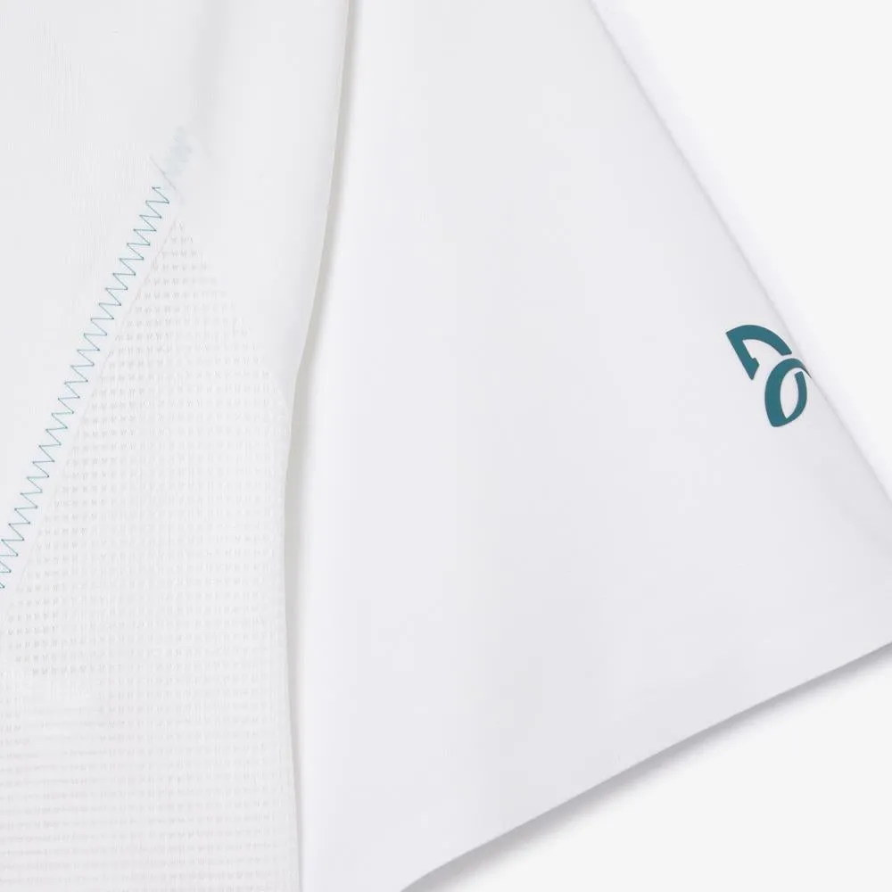 Lacoste Men's Novak Djokovic X Ultra Dry Polo - White