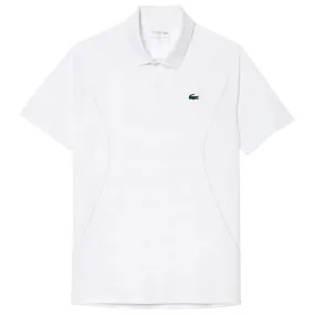 Lacoste Men's Novak Djokovic X Ultra Dry Polo - White