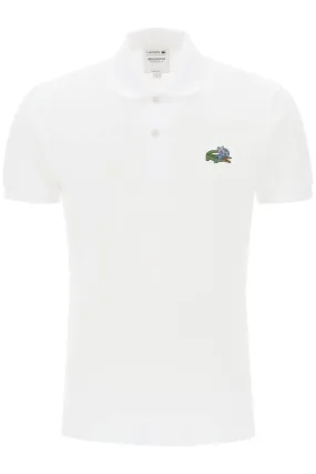 Lacoste netflix bridgerton polo shirt in organic cotton classic fit