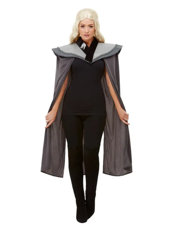 Ladies Medieval Cape, Grey