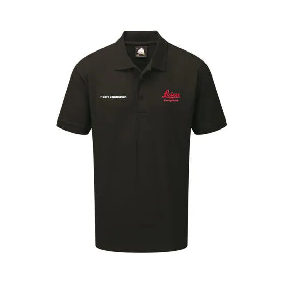 Leica ORN Black Heavy Weight Polo