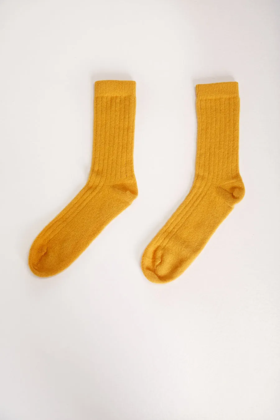 Lisos Wool Socks - Yellow