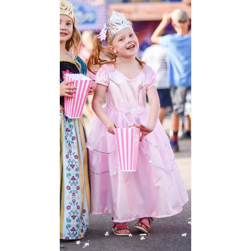 Little Adventures Royal Pink Princess Dress Up Outfit