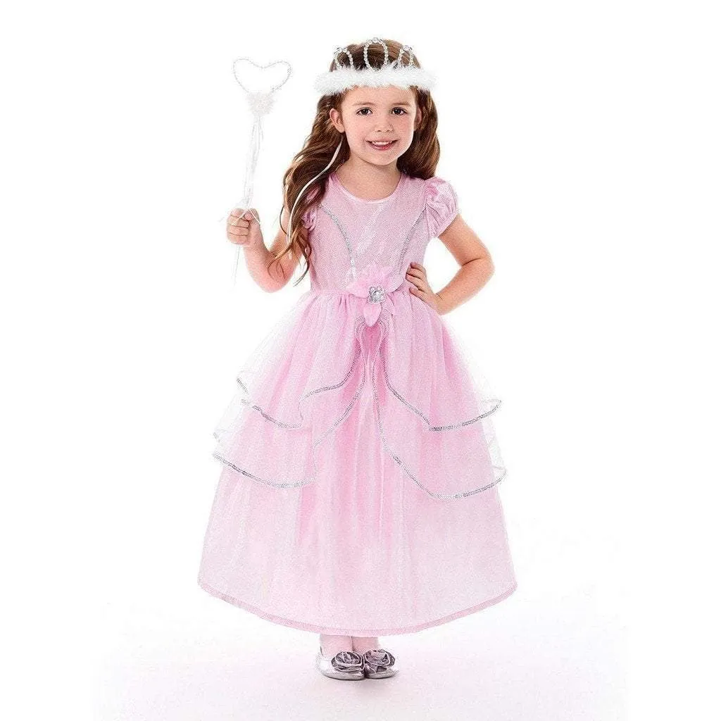 Little Adventures Royal Pink Princess Dress Up Outfit