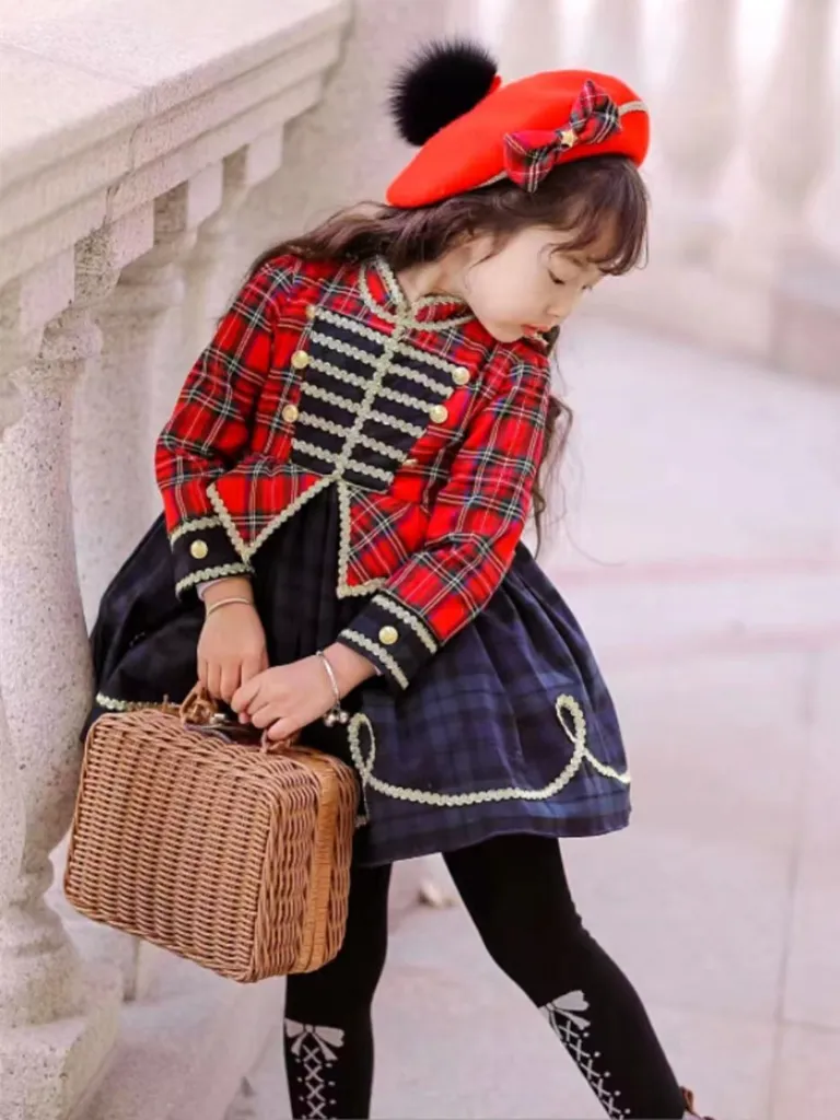 Little Drummer Girl Plaid Dress