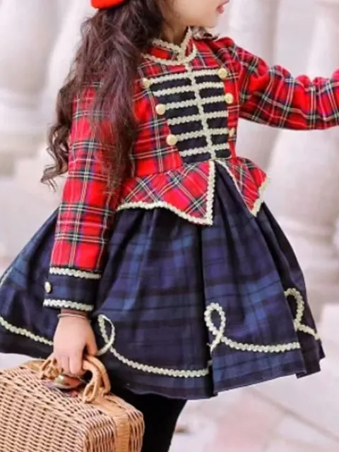 Little Drummer Girl Plaid Dress