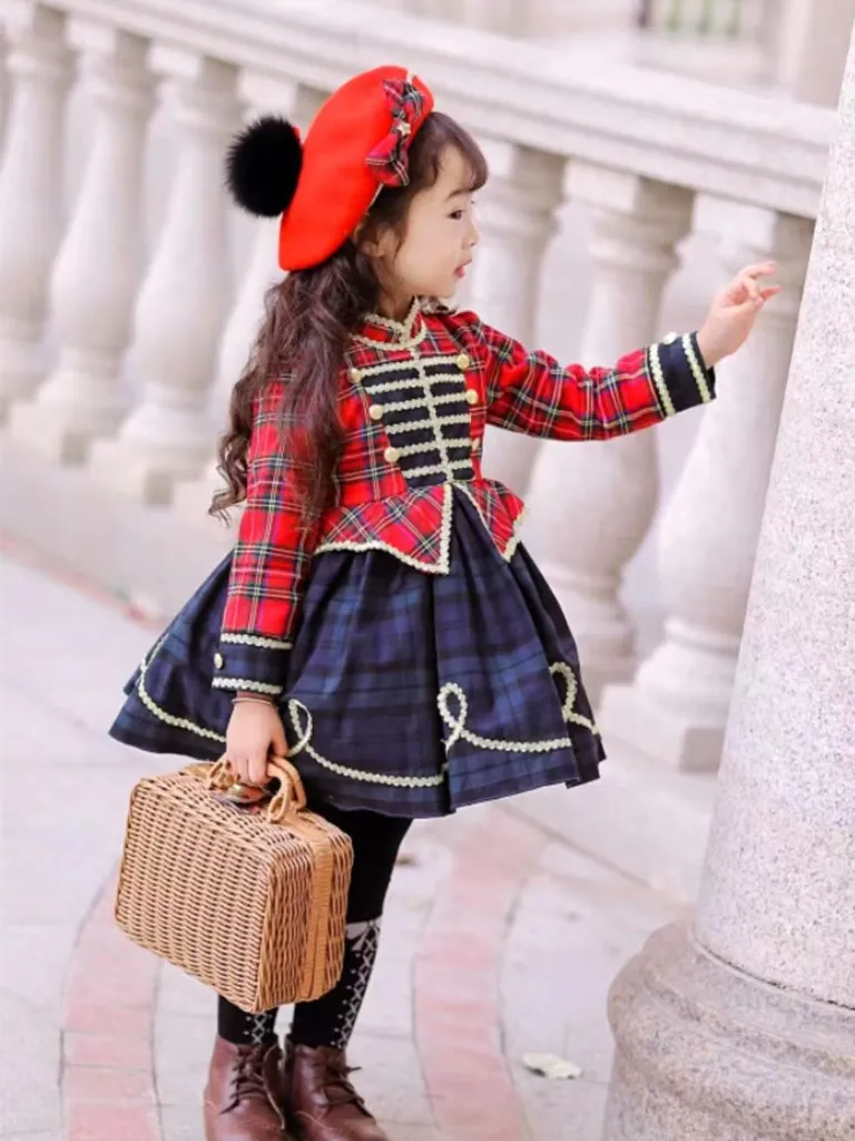 Little Drummer Girl Plaid Dress