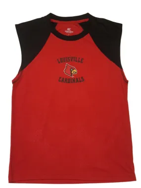 Louisville Cardinals Colosseum YOUTH Red Performance Tank Top Shirt 16-18 (L)