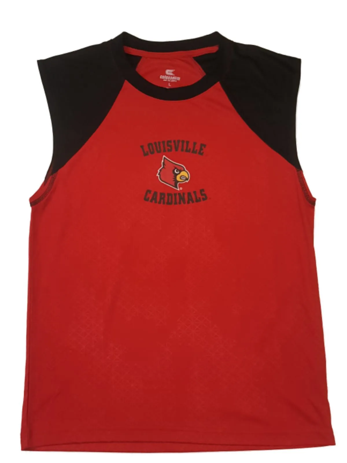 Louisville Cardinals Colosseum YOUTH Red Performance Tank Top Shirt 16-18 (L)