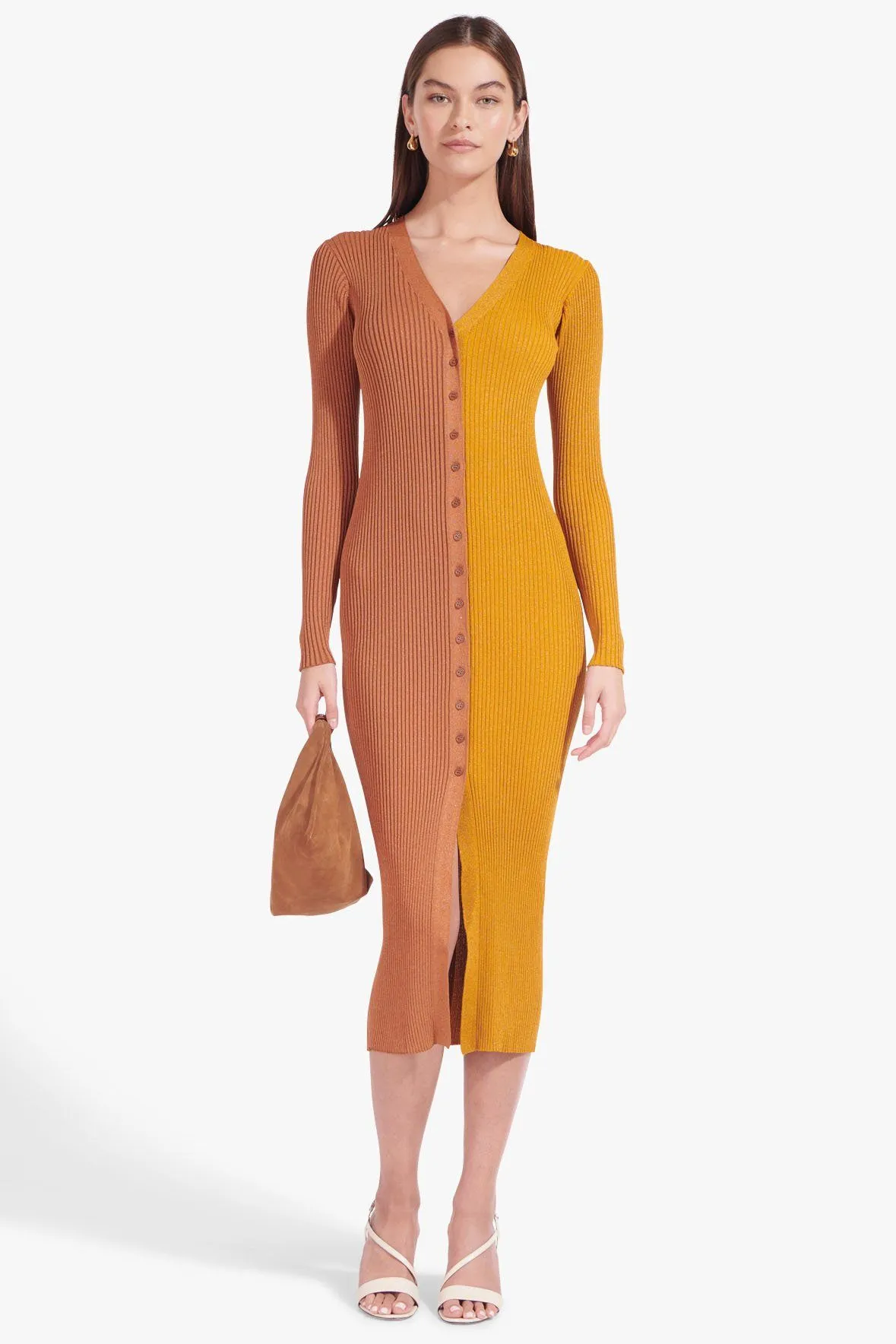 LUREX SHOKO SWEATER | BRONZE OCHER