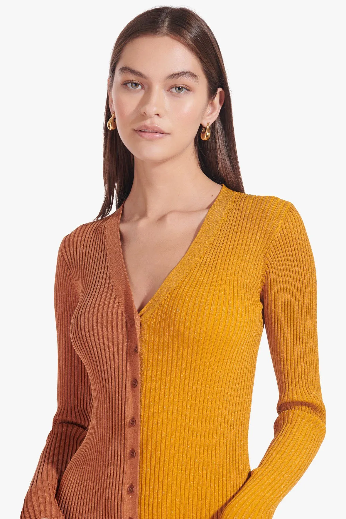 LUREX SHOKO SWEATER | BRONZE OCHER