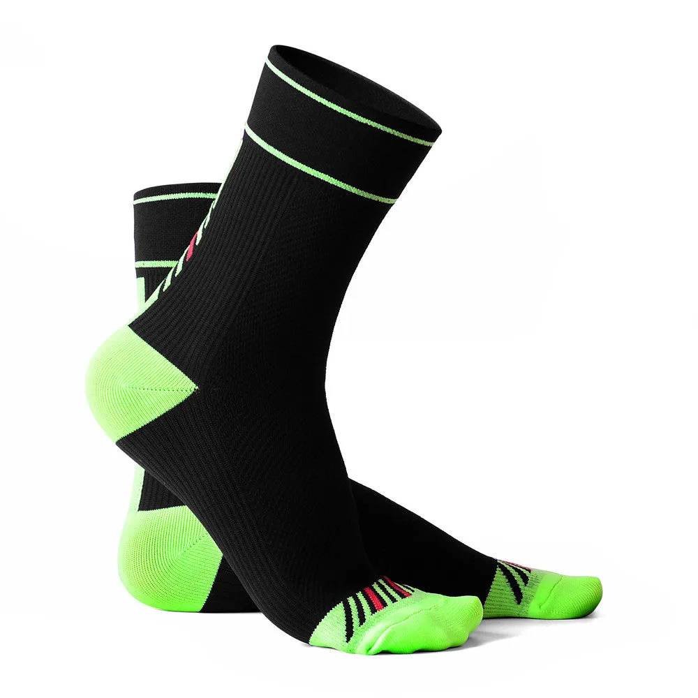 Male and female compression cycling socks