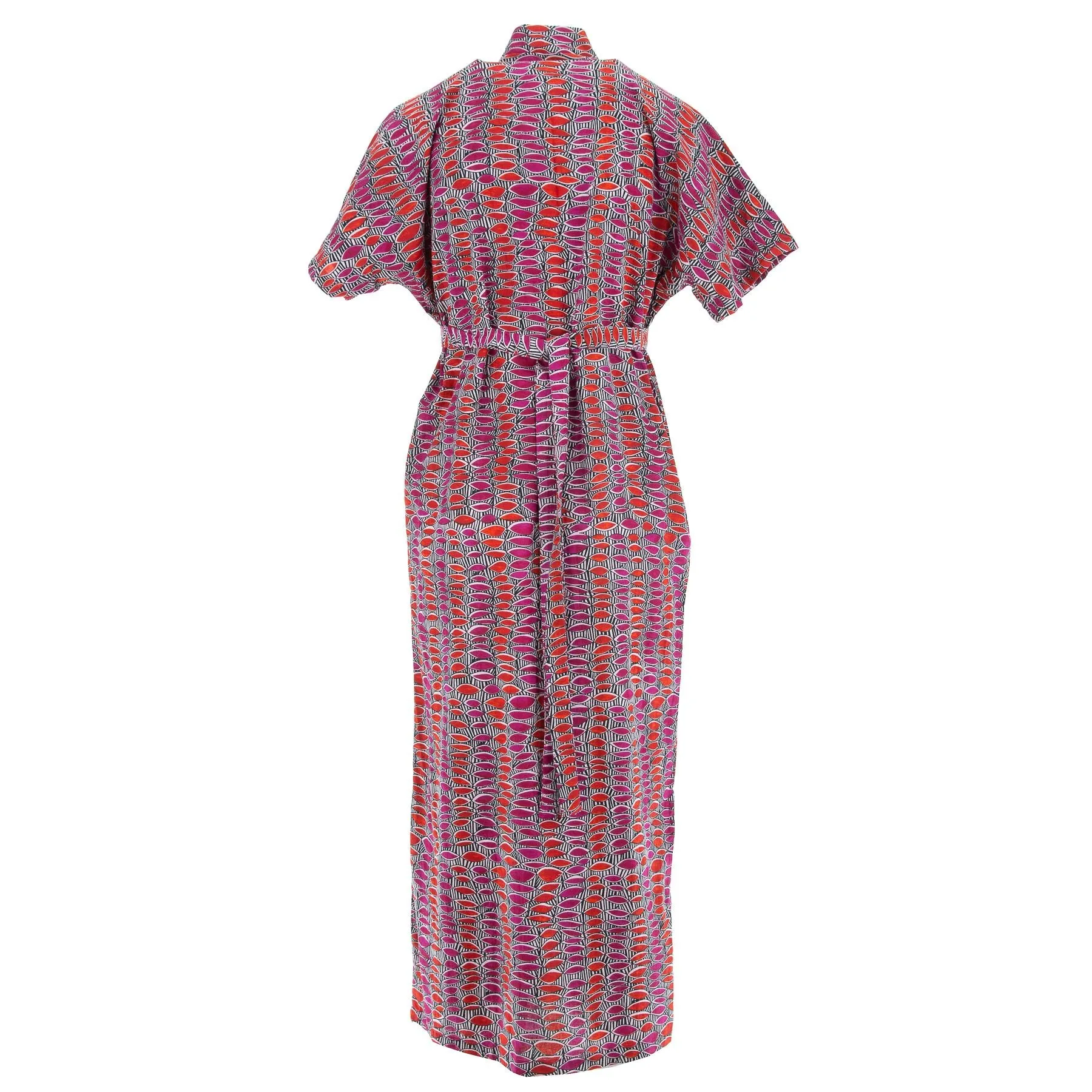 Mandarin Maxi Dress - Colour Burst