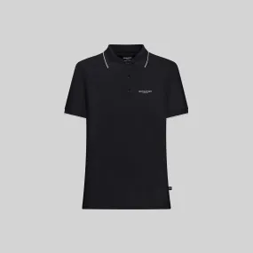 MATRA T-SHIRT  WOMEN POLO BLACK